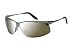 Eagle Eyes Men's Pro-Master Pano-Vu Sports Wrap Polarized Sunglasses,Gunmetal/Silver Flash Mirror, 65mm