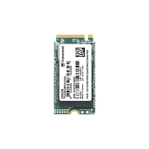 トランセンドジャパン 業務用/産業用 256GB M.2-2242 PCIe Gen3x4 NVMe/自己暗号化ドライブ(SED)/M Key BiCS5 3D TLC NAND 高耐久(TBW:240TB) 3年保証 TS256GMTE470A