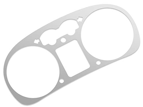 LETRONIX Speedometer Trim Silver Speedometer Cover for Golf 4 Bora
