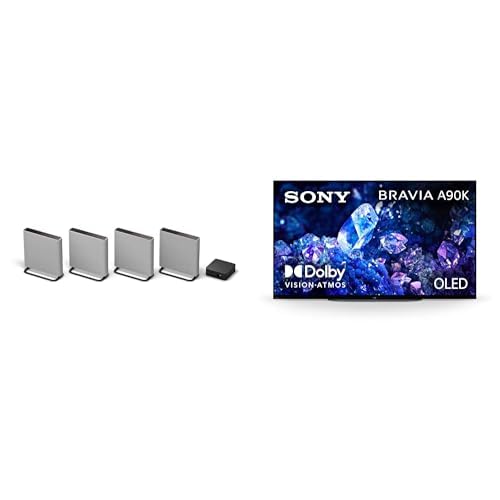 Sony BRAVIA Theater Quad 16-Speaker Home Theater System (HT-A9M2) with 48" 4K OLED TV A90K Series (XR48A90K) Bundle - 360 Spatial Sound & Dolby Vision HDR
