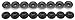 Edelbrock 9724 Valve Spring Retainers; Street; Non-Rotator; Black-Oxide Finish; 16 pc.;