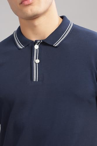 Image of ADRO Polo T Shirt for Men | Black Polo T-Shirt | 100% Cotton Polo Tshirt | Regular Fit Polo| Available in Plus Size Polo