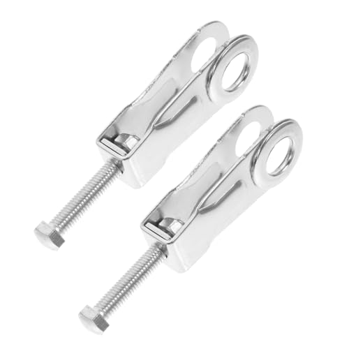 GETAJGHSD 2piezas Ajustador De Cadena Para Motocicleta Tensión Accesorios De Cadena De Alta Precisión Compatible y