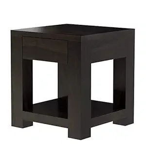 Genuine Decor Bedside Table, End Table with 2 Tier for Bedroom, Black Table for Bedroom | Bedroom Table Sets