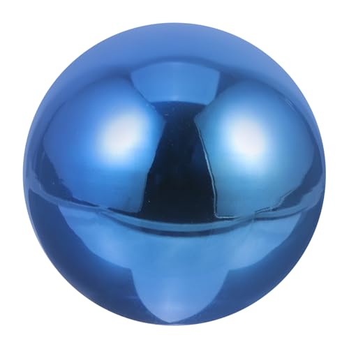 EPIGEIST Reflektierende Gartenkugel Spiegelpoliert Tiefe Blaue Kugeldekoration Robuste Außendeko für Garten Rasen Langlebige Spiegelkugel