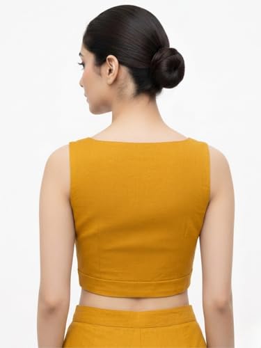 Image of Thevasa Women's Divine Depth Sleeveless Blouse