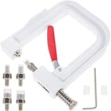 jojofuny Perlenhandpresse Gusseisen Selbstgemacht Perlenfassungsmaschine für Bekleidung Schuhe Taschen Schmuckwerkzeug