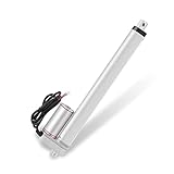 【Durabilidad Resistente】 DC 12V Actuador Lineal Eléctrico, El actuador lineal está hecho de aleación de aluminio. Con carcasa metálica completa resistente al agua y al polvo IP54.