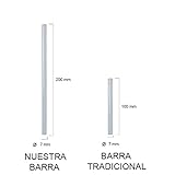 BriMix Pack 60 Barras de silicona caliente transparente ULTRA LARGAS (7mm x 200mm) Pegamento termofusible para bricolaje y manualidades.Ms silicona, ms duradero. El recambio ideal para tu pistola de silicona