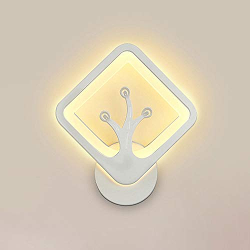 Aplique de pared LED de 12W en metal y acrílico nórdico para iluminación de salón