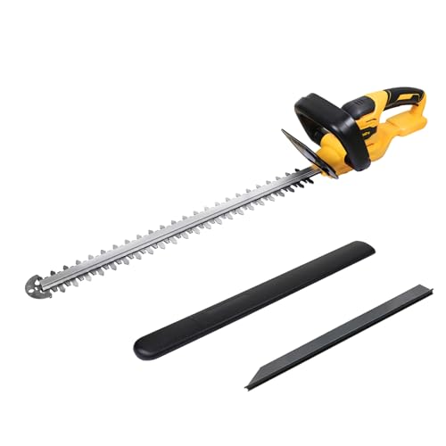 MaxMore Cordless Hedge Trimmer, Compatible with DeWALT 20V Max Battery (Tool Only) Electric Brushless Hedge Shear with 22-Inch Blade & 1500RPM Speed & Safety Lock, Lightweight & Handheld for Lawn Yard