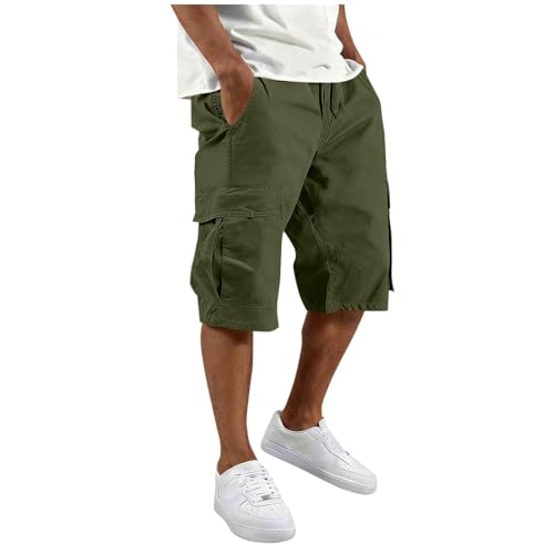 Pantalon cargo militaire homme avec ceinture élastique pour le travail et loisirs