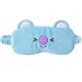 BT21 LINE FRIENDS KOYA Sleep Mask, Eye Cover Blindfold for Sleeping, Light Blue, One Size