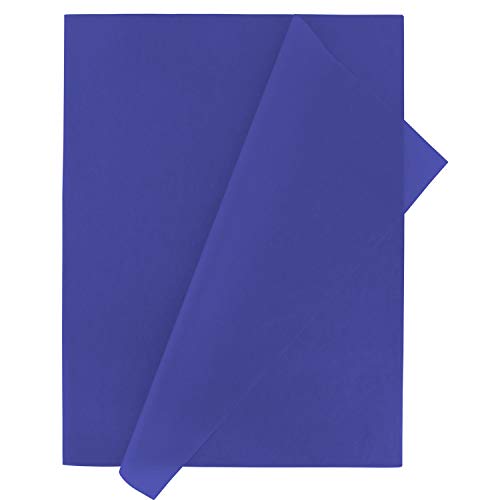 Fixo Kids 68000030. Lot de 25 feuilles de papier de soie, bleu, 50 x 75 cm, parfait pour les travaux manuels Cover