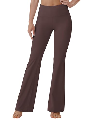 Image of BUBBLELIME 29 inch /31 inch /33 inch /35 inch /37 inch 3 Styles Women's High Waist Bootcut Yoga Pants Basic /Side Pockets Tummy Control Workout Flared