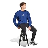 adidas Mężczyźni ESSENTIALS FEELCOZY FLEECE SWEATSHIRT, dark blue/white, S