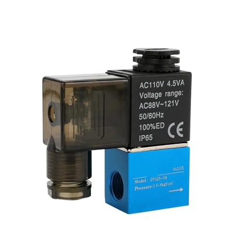Vanne de commande pneumatique 2V025 2/2 positions AC380V 8mm - 4