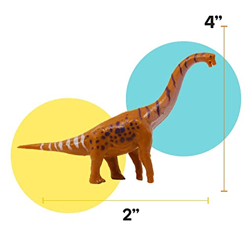 Boley 18 Pack 4" Dinosaur Toy Set - The Gosnell Model - Educational Dinosaur Toy And Mammoth Action Figure Playset For Kids - Great As Dinosaur Toys And Birthday Party Favors! - Ages 3 And Up! #TOP4