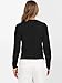 ANRABESS Women’s Long Sleeve Sweaters Cropped Crew Neck Business Casual Light Weight Sweater Tops Fall Fashion Clothes 2025 Black L