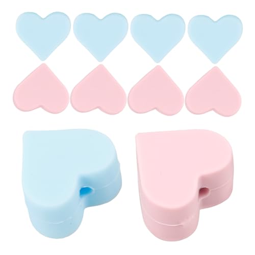 OSALADI 20pcs Knitting Needle Cap Covers Needles Point Protectors Rubber Caps for Knitters