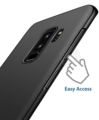 Image of Mobile Back Cover Case for Samsung Galaxy S9 Plus, G965F, G965F /Ds (Silicone Case|CameraProtection|Black SC1510)
