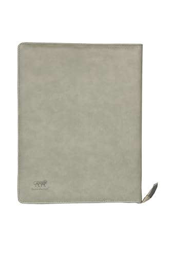 Image of Sukeshcraft Pu Multiuse 25 File Sleeve for Documents, Certificates, Fixed Deposit Receipt, Portfolio B4 Size Documents Holder for Sports, Office, Home, School (Mil Green, B4 Size Leaf)