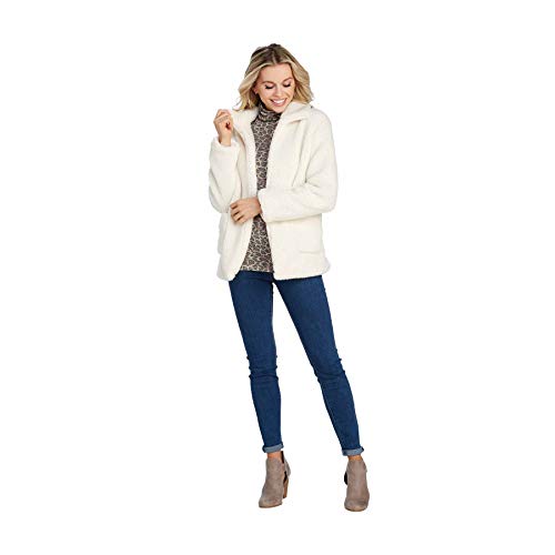 Mud Pie CARRINGTON TEDDY JACKET CRM MEDIUM