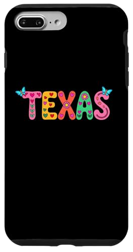 Texas Retro Aesthetic Floral Boho Design for Women and Girls �X�}�z�P�[�X iPhone 7 Plus/8 Plus �p
