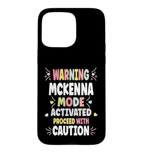 MCKENNA Personalized Women's Gift Custom MCKENNA �X�}�z�P�[�X iPhone 15 Pro Max �p