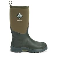 Muck Boots Unisex Derwent II Pull On Waterproof Wellington Boot, Dark Green, 8