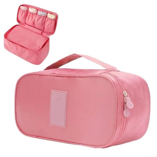 Sac de voyage pour soutien-gorge avec plusieurs compartiments pour organiser les sous-vêtements, la lingerie, les maillots de bain et le rangement des...