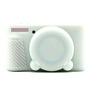 Étui en silicone pour appareil photo Canon PowerShot SX740 SX730 avec protection d'objectif Rose