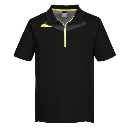 Image of Portwest DX410 DX4 Polo Shirt Short Sleeve Contrast Trims Machine Washable