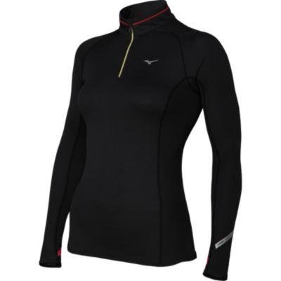 Mizuno Running Breath Thermo maillot de course zippé femme noir