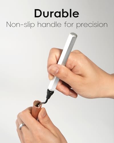 11-Blade Deburring Tool for 3D Printing, Premium High-Speed Steel Blades for Smooth Edge Finishing - Ideal for HVAC, Metal & Resin & Professional Conduit Reaming, 3D Printer Accessories