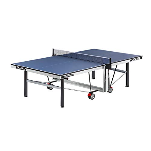 CORNILLEAU - 540 ITTF Indoor Table Tennis Table - Folding & Compact - Competition Table - 22mm Chipboard Top - Blue