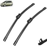 ▶【Hochwertige Materialien】: Extrem leise dank geräuschdämpfendem Material; Speziell gemischter Naturkautschuk liefert das ultimative glatte, saubere, streifenfreie und klapperfreie Wischen. Erleben Sie eine ruhige Fahrt mit unseren sanften Scheibenwischerblättern. So können Sie sich voll und ganz auf die Straße konzentrieren.