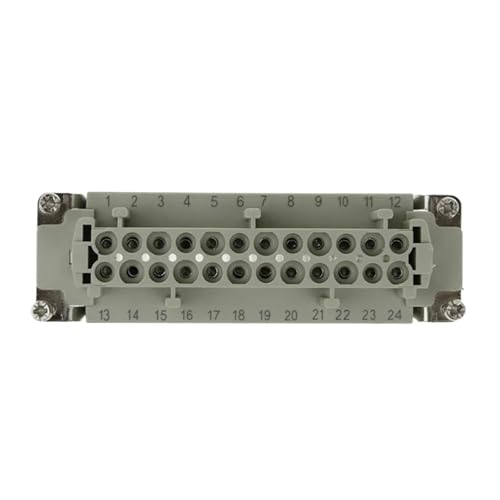 Conector resistente HDC-HE-24 24 pines 500V 16A miniatura 3