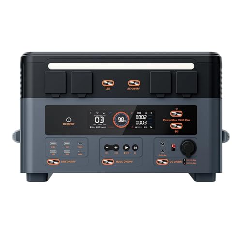 2400Pro Central Eléctrica Portátil 2400W 2016Wh Célula Solar Camping Al Aire Libre Hogar Banco De Energía Móvil Emergencia Carga UltrarráPida
