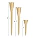 IZZO Golf Plastic Golf Tees, 1.5 Inch, Natural (Pack of 100)