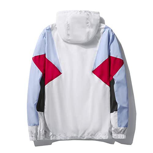 Caseland Mens Windbreaker Jacket Lightweight With Hood Waterproof Rain Jacket Packable Winter Coat For Hiking Travel #TOP1