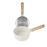 Ideal para salsas, cremas y caldos: Su forma alta y boca vertedora facilita preparar líquidos y vertidos sin derrames. Perfecto para cocinas pequeñas o tareas complementarias de precisión.