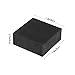Homoyoyo 12pcs Rubber Cushion Pads for Noise Reduction and Vibration Absorption Durable Black Buffering Supplies for Industrial and Home Use