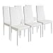 Albatros 2699 Milano Set de 6 sillas de Comedor, Blanco