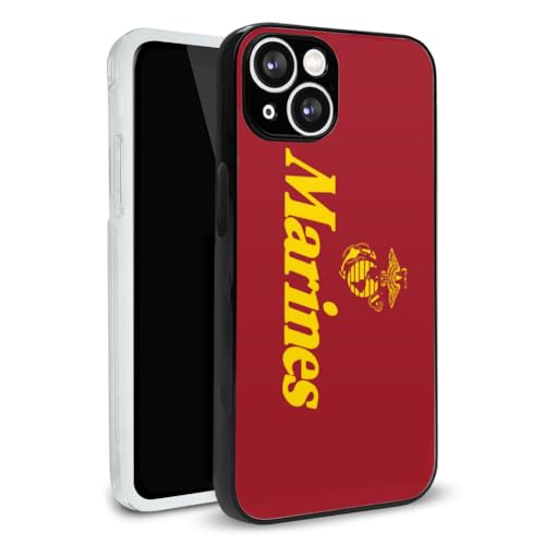 Marines USMC Protective Slim Fit Plastic Bumper Case Fits Apple iPhone 14