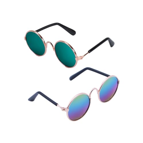 SUPVOX Sun Glasses for Dogs Cats Pet Sunespet Dog Cat and Dog Pet Sunes Pet Sunglasses Spoof Funny Cat Glasses