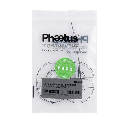 Phaetus Bambu Lab P1P/P1S�Ή� �v�����^�[�Z���~�b�N�q�[�^�[ �T�[�~�X�^ (P1P/P1S)