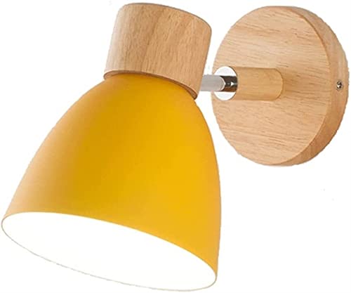 Applique murale E27 lanterne décorative en bois pour bureau et restaurant