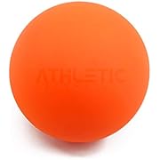 ATHLETIC AESTHETICS Massage-Ball [6cm Durchmesser] - Als Lacrosse-Ball und Faszien-Ball zur Selbstmassage und zur Triggerpunkttherapie (genaue Behandlung von Verspannungen) geeignet (Orange)