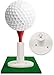 FINGER TEN Golf Rubber Tee Driving Range Value 5 Pack All 2.0'' for Indoor Outdoor Practice Mat, Tee Adaptor White Tee Holder Set for Hitting Mats (Raw White 5 Pack All 2.0'')